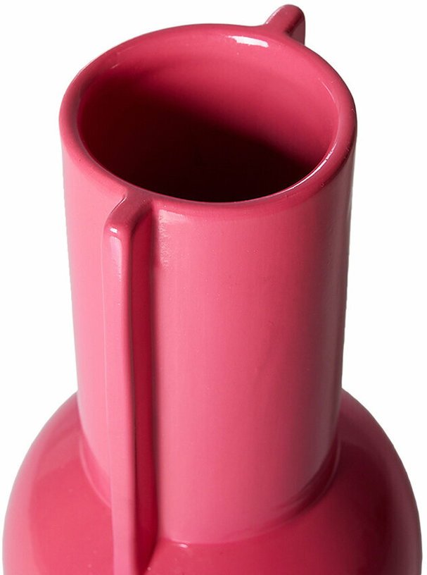 Vase en céramique rose vif - HKLIVING - The Cool Republic
