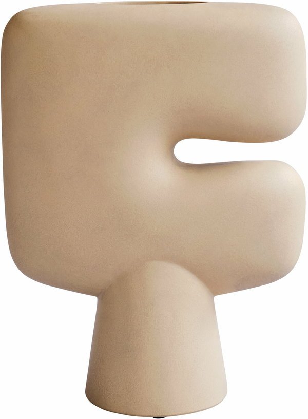 Vase en céramique sable big Tribal - 101 Copenhagen - The Cool Republic