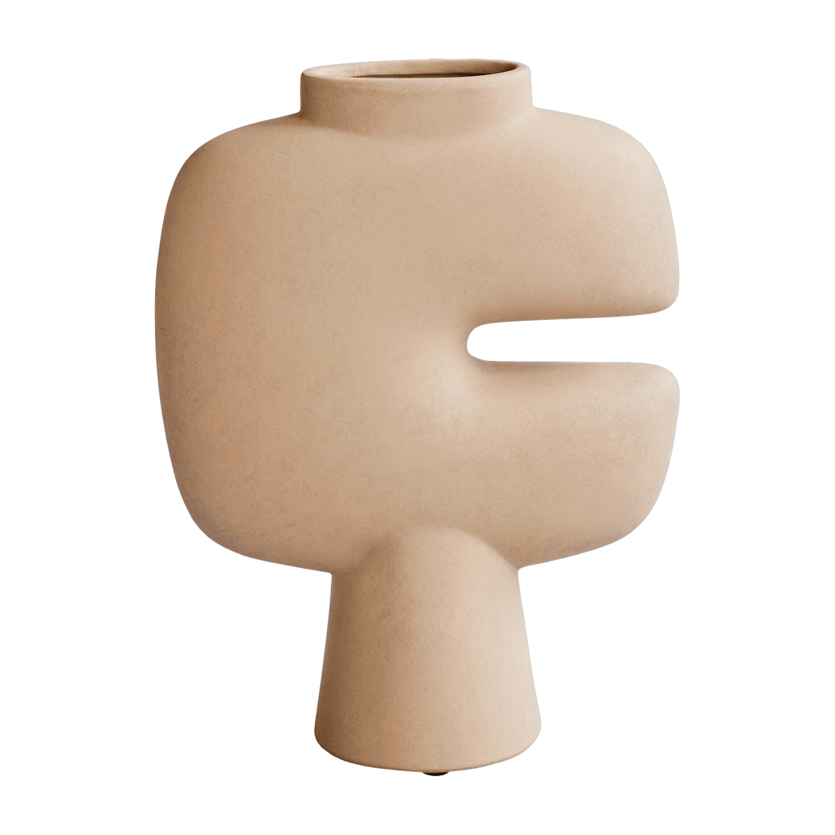 Vase en céramique sable medio Tribal - 101 Copenhagen - The Cool Republic