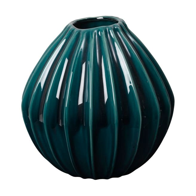 Vase en céramique turquoise 30cm Wide - Broste Copenhagen - The Cool Republic