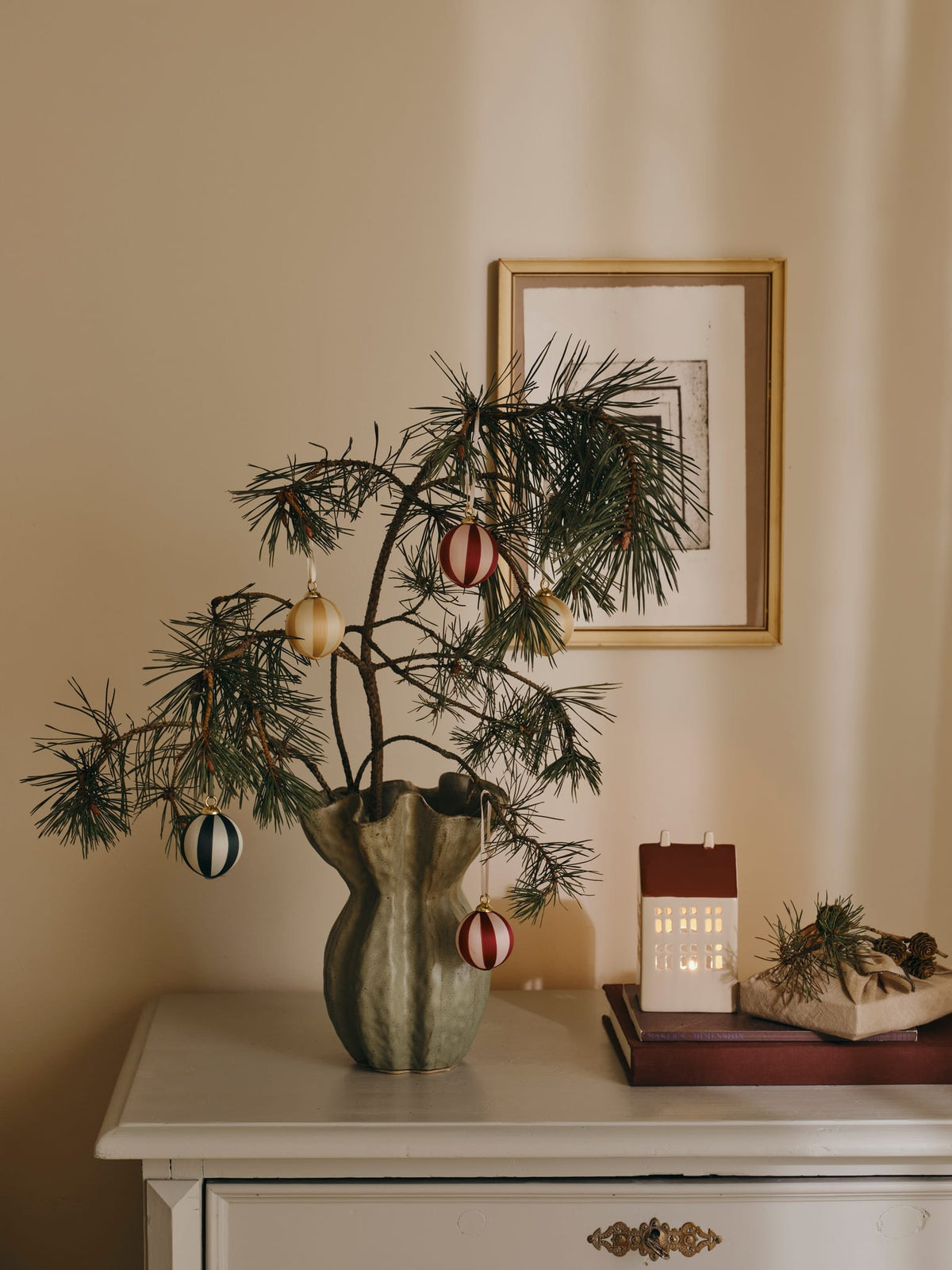 Vase en céramique verte 36cm Cori - Broste Copenhagen — vue 3