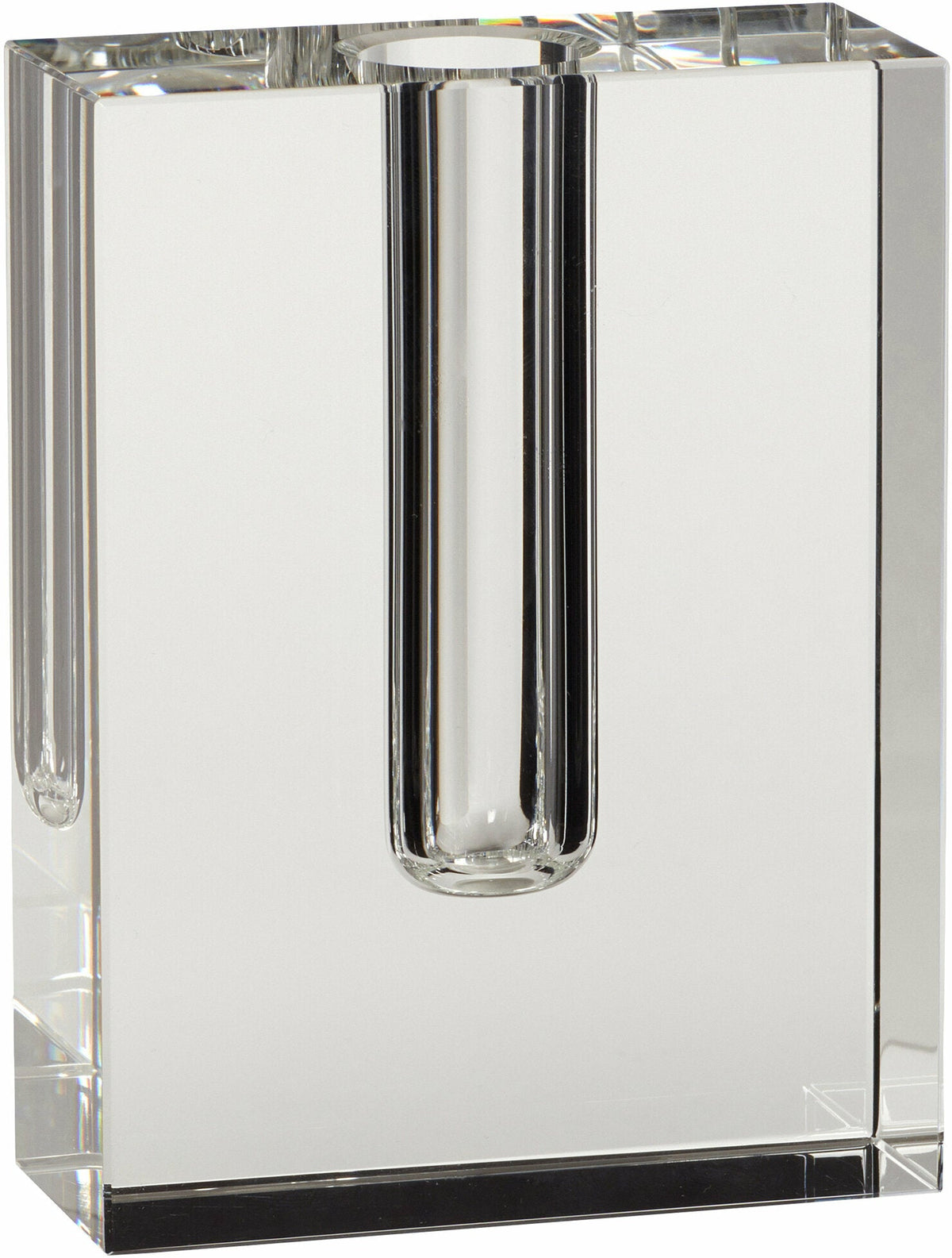 Block Vase Clear - Hübsch - The Cool Republic