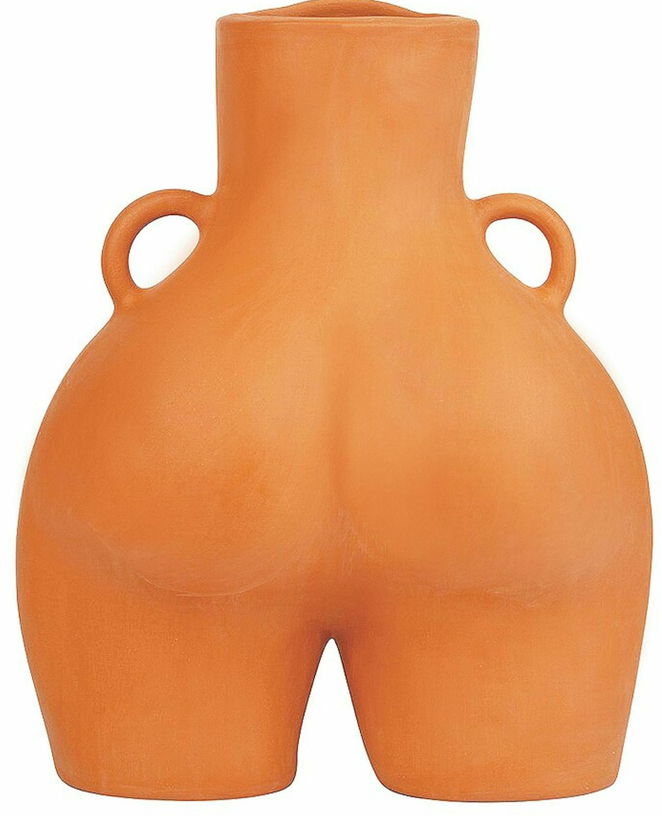 Vase en faïence terracotta 31 cm Love Handles - Anissa Kermiche - The Cool Republic