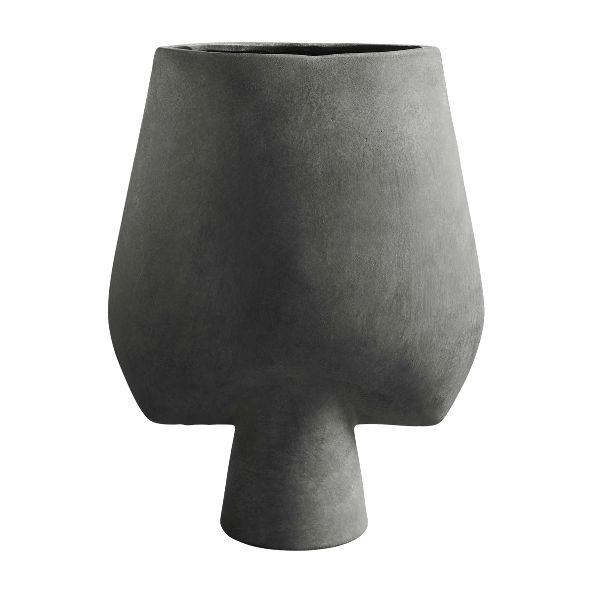 Vase en gès gris foncé large Sphere - 101 Copenhagen - The Cool Republic