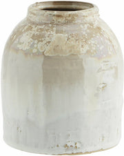 Vase en grès blanc 11,5 x 13 cm - Madam Stoltz - The Cool Republic