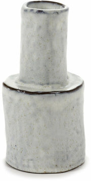 Vase en grès blanc 14 cm Héléna - Serax - The Cool Republic