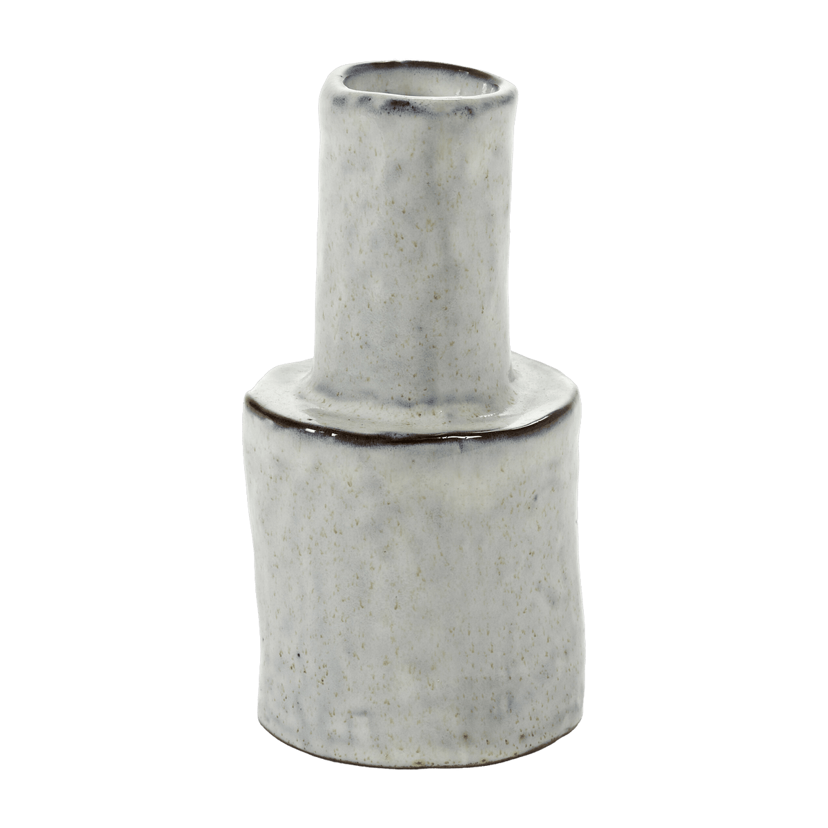 Vase en grès blanc 14 cm Héléna - Serax - The Cool Republic