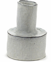 Vase en grès blanc 19 cm Héléna - Serax - The Cool Republic