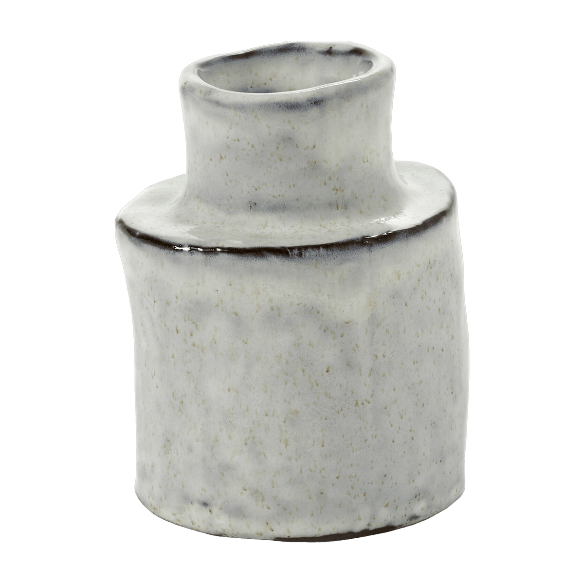 Vase en grès blanc 9 cm Héléna - Serax - The Cool Republic