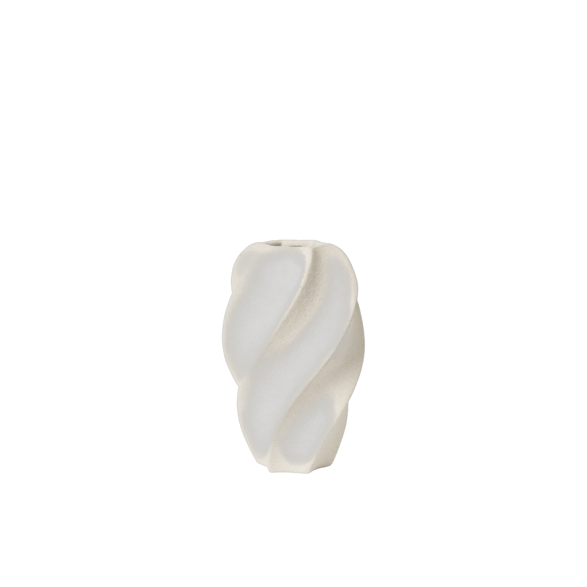 Vase en grès blanc émaillé mat 19x32cm Odette - Broste Copenhagen - The Cool Republic