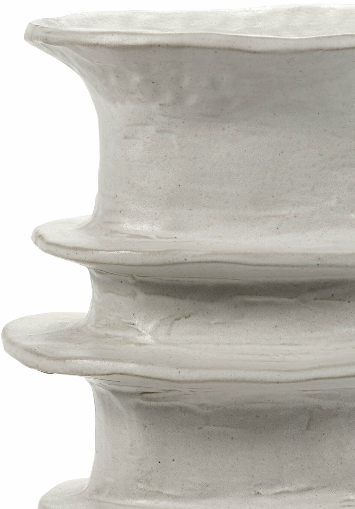 Vase en grès blanc L BILLY 04 - Serax - The Cool Republic