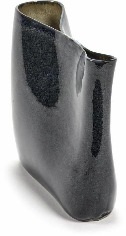 Vase en grès bleu 25cm - Serax - The Cool Republic