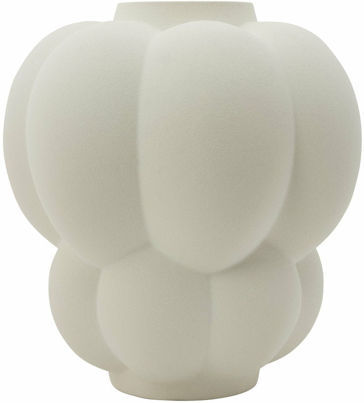 Vase en grès crème 35 x 32 cm Uva L - AYTM - The Cool Republic