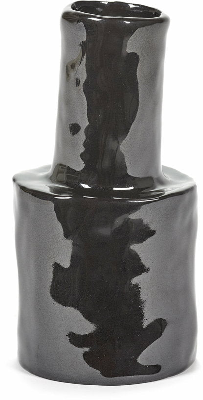 Vase en grès noir 14 cm Héléna - Serax - The Cool Republic