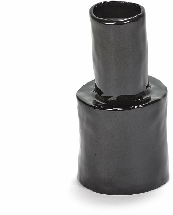 Vase en grès noir 14 cm Héléna - Serax - The Cool Republic