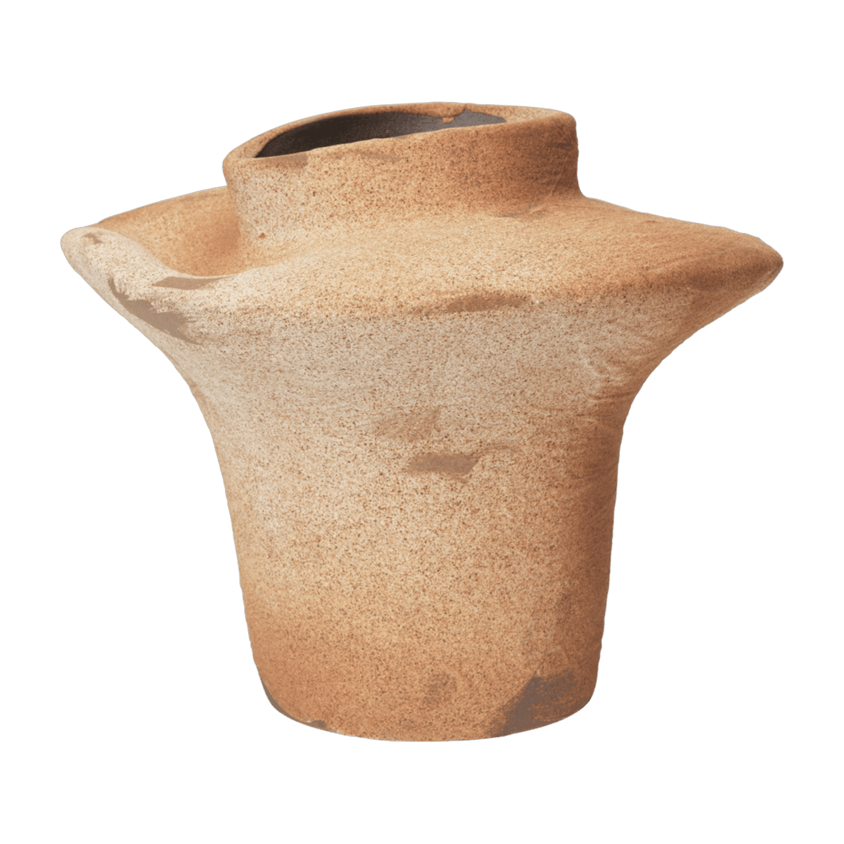 Vase en grès orangé 25x22cm Evio - Ferm Living - The Cool Republic