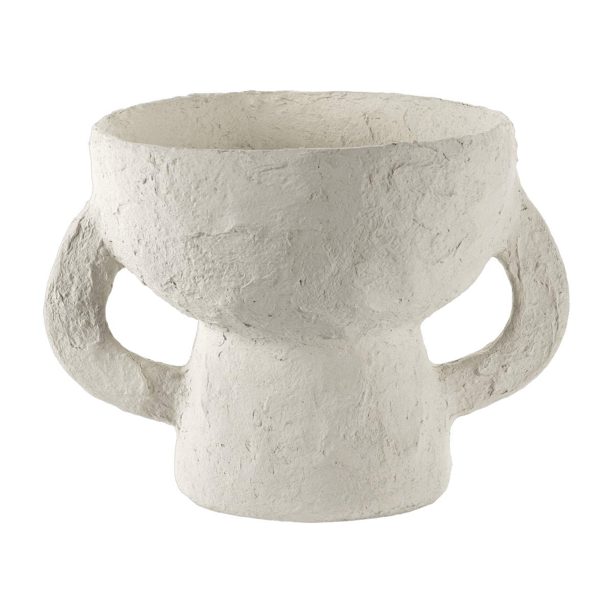 Vase en papier mâché blanc 23 cm Earth - Serax - The Cool Republic