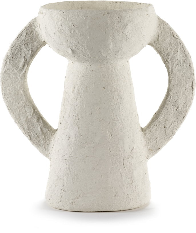 Vase en papier mâché blanc Earth L - Serax - The Cool Republic