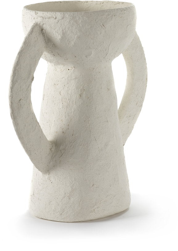 Vase en papier mâché blanc Earth L - Serax - The Cool Republic