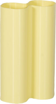 Vase en plastique recyclé jaune pastel 11x6x18cm Alvaro - WARREN ET LAETICIA - The Cool Republic