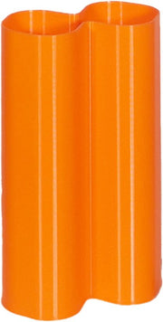 Vase en plastique recyclé orange 11x6x18cm Alvaro - WARREN ET LAETICIA - The Cool Republic
