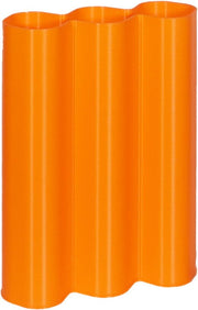 Vase en plastique recyclé orange 16,5x6x22cm Alvaro - WARREN ET LAETICIA - The Cool Republic