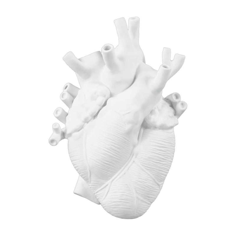 Vase en porcelaine blanc Love in Bloom - Seletti - The Cool Republic