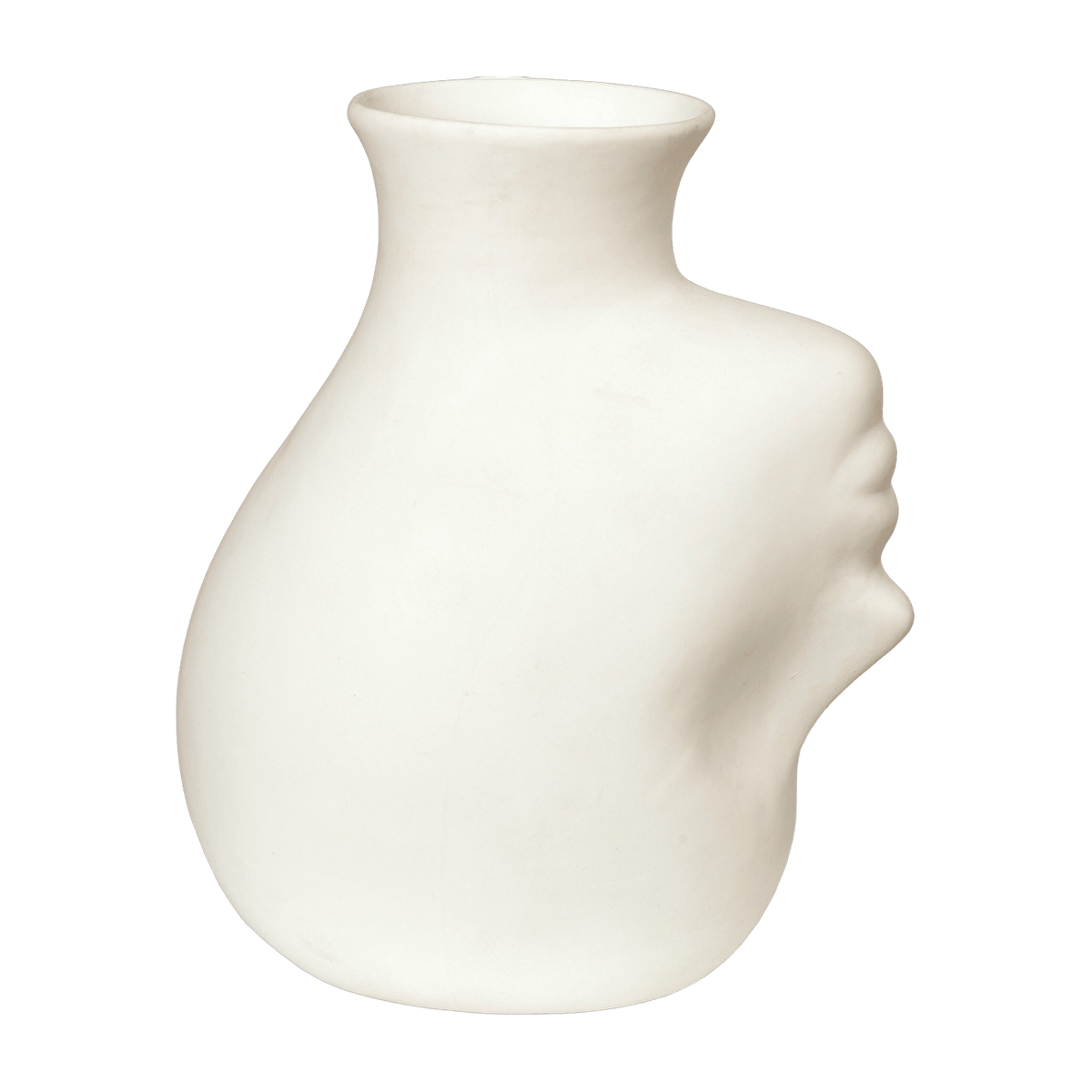 Vase en porcelaine blanc tête à l'envers - Pols Potten - The Cool Republic
