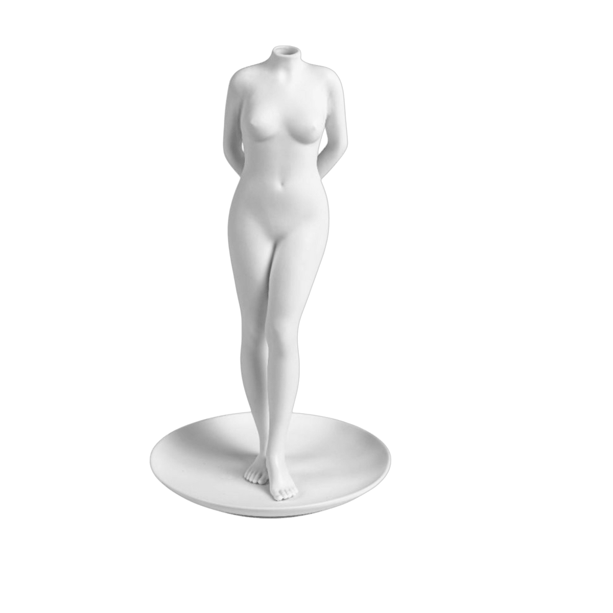 Vase en porcelaine fine blanche 16x16cm La timida - Seletti - The Cool Republic