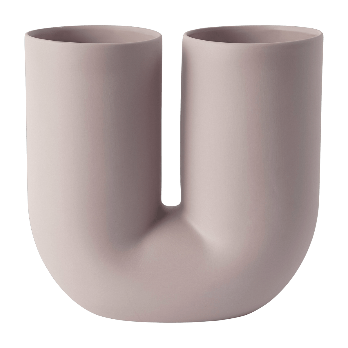 Vase en porcelaine lilac Kink - Muuto - The Cool Republic