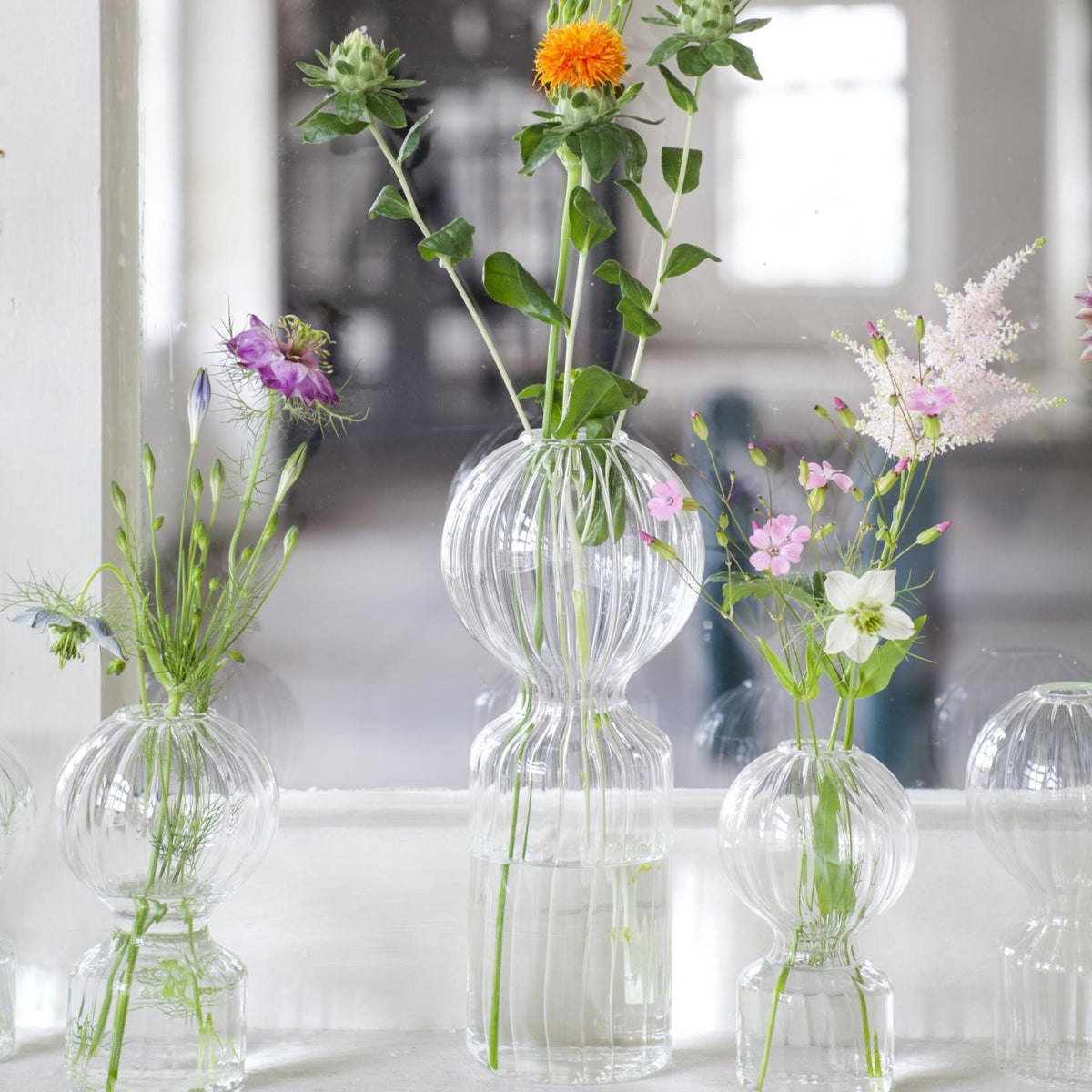 Vase en verre 15 cm Iki Doll - Serax - The Cool Republic