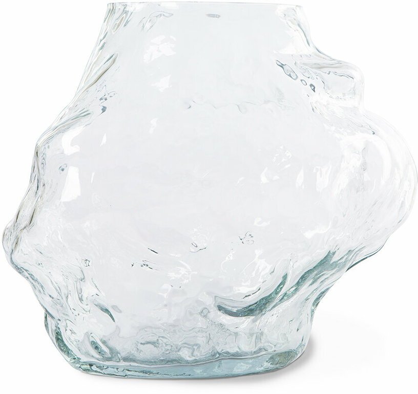Vase en verre 24,5 cm Cloud HK Objects - HKliving - The Cool Republic