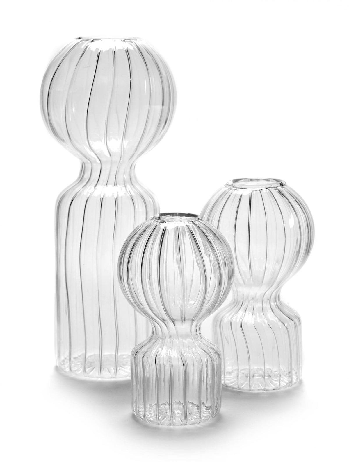 Vase en verre 25 cm Iki Doll - Serax - The Cool Republic