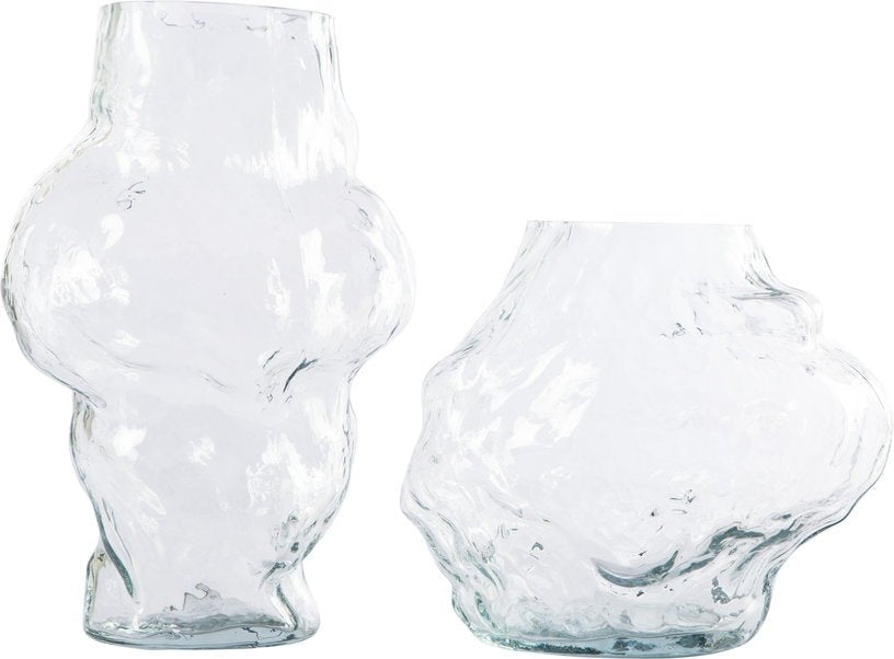 Vase en verre 36 cm Cloud HK Objects - HKliving - The Cool Republic