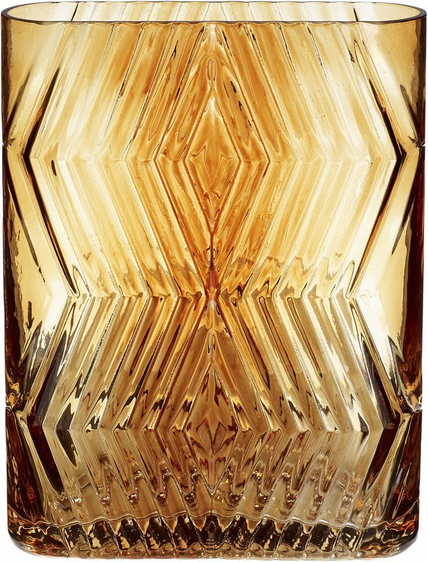 Vase en verre ambré 1,8L Ivy - Hübsch - The Cool Republic