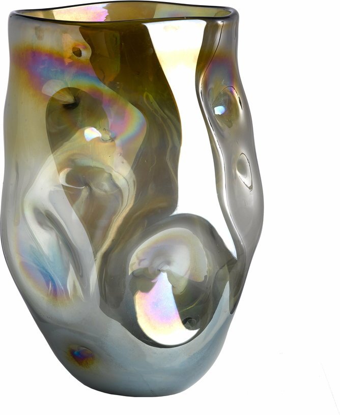 Vase en verre ambre 30 cm Collision - Pols Potten - The Cool Republic