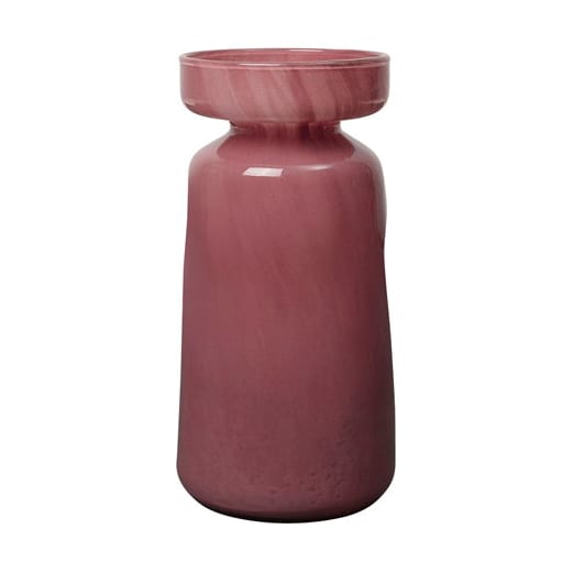Vase en verre bordeaux 10x19,5cm Solai - Broste Copenhagen