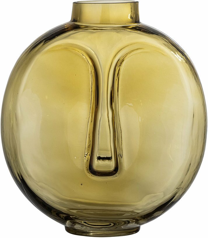 Vase en verre brun Daisi - Bloomingville - The Cool Republic