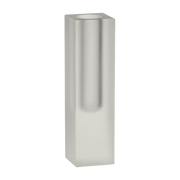 Vase en verre dépoli blanc Block Slim- Hübsch - The Cool Republic