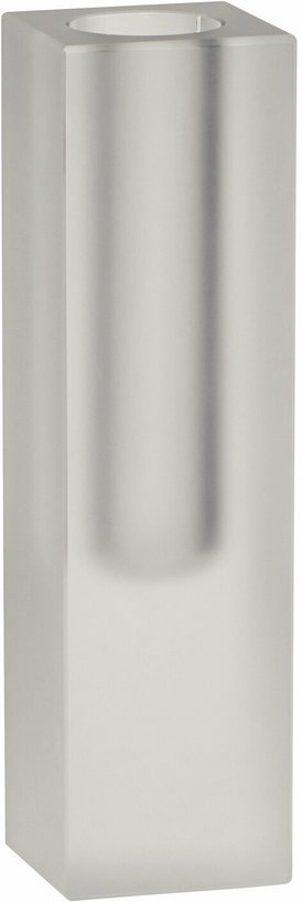 Vase en verre dépoli blanc Block Slim - Hübsch - The Cool Republic