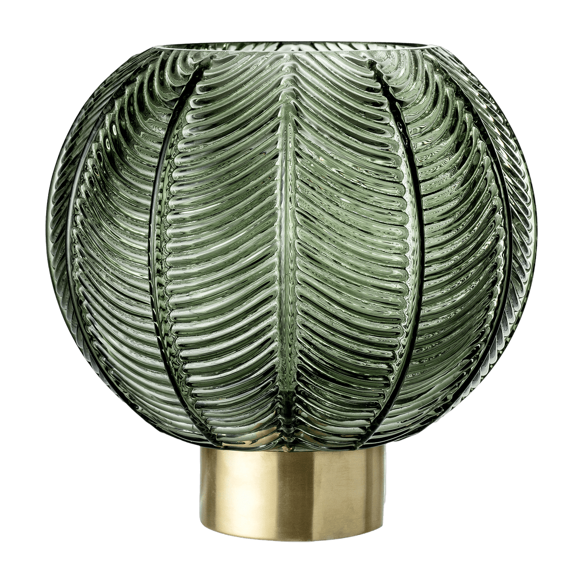Vase en verre et laiton - Bloomingville - The Cool Republic