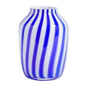 Vase 22 cm high blue glass Juice - HAY - The Cool Republic