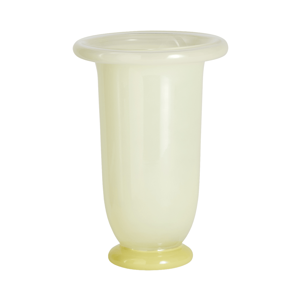 Vase en verre jaune 14x21cm Empire - Hay - The Cool Republic