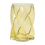 Vase en verre jaune 19 cm Marshmallow - &Klevering - The Cool Republic