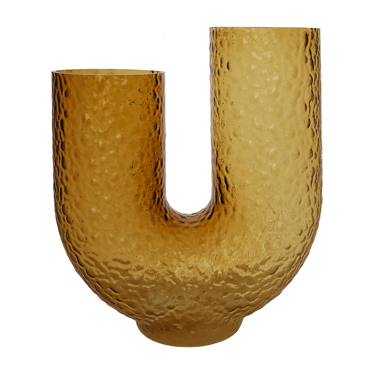 Vase en verre jaune 40 cm Arura - AYTM - The Cool Republic