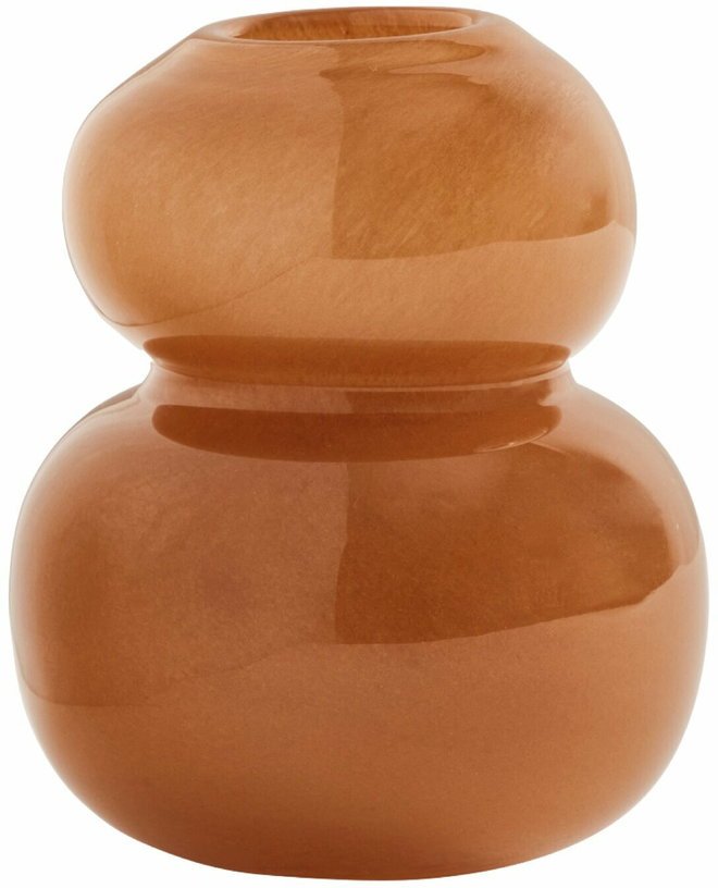 Vase en verre marron 10 x 12,5 cm Lasi - OYOY - The Cool Republic