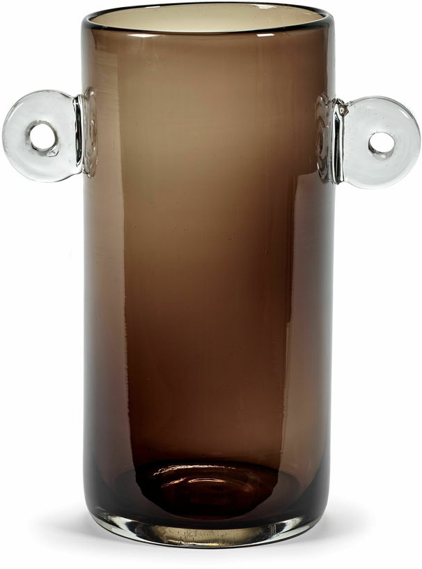 Vase en verre marron foncé Wind & Fire - Serax - The Cool Republic