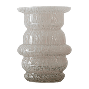 Vase en verre moucheté blanc Dôme - Cosin Paris - The Cool Republic