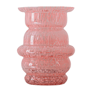 Vase en verre moucheté rose Dôme - Cosin Paris - The Cool Republic