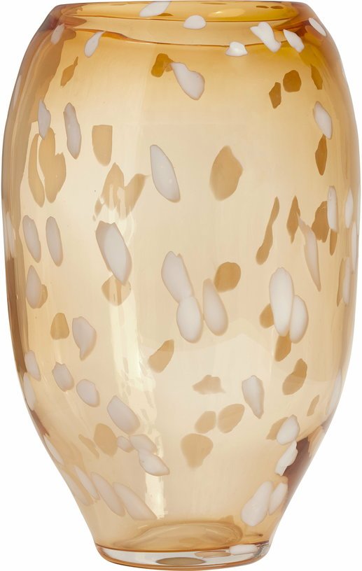 Vase en verre orange 21,5 x 35 cm Jali - OYOY - The Cool Republic